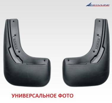 Брызговики задние CHEVROLET Aveo, 2012-2014, 2014-> хб. 2 шт. (полиуретан) ТМ Новлайн