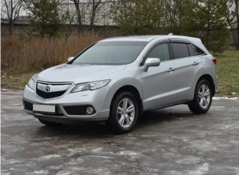 Дефлекторы окон (ветровики) Acura RDX 2013 ХРОМ.МОЛДИНГ (Акура РДХ) ТМ Кобра Тюнинг