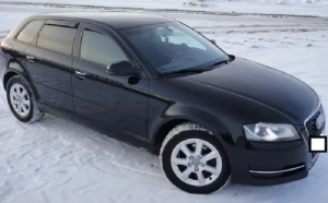 Дефлекторы окон (ветровики) Audi A3 Hb 5d (8P) 2004-2012"EuroStandard" (Ауди А3) ТМ Кобра Тюнинг