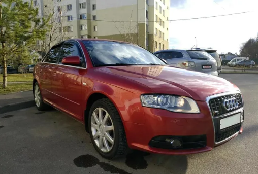 Дефлекторы окон (ветровики) Audi A4 Sd (B6/B7 8E) 2000-2008 (Ауди А4) ТМ Кобра Тюнинг