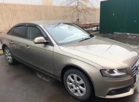 Дефлекторы окон (ветровики) Audi A4 Sd (B8/8K) 2008-2011;2012  (Ауди А4) ТМ Кобра Тюнинг