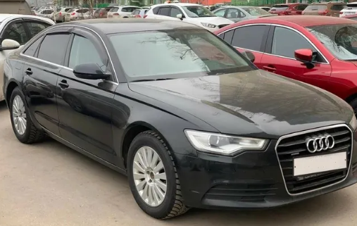 Дефлекторы окон (ветровики) Audi A6 Sd (4G,C7) 2011"EuroStandard" (Ауди А6) ТМ Кобра Тюнинг