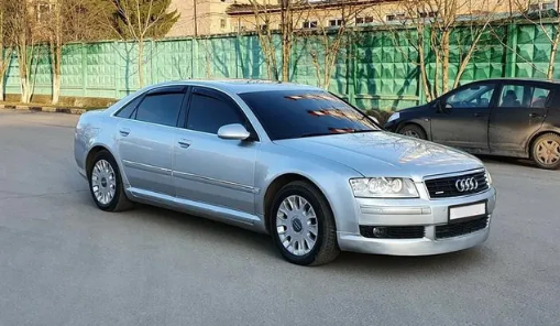 Дефлекторы окон (ветровики) Audi A8 Sd (D3) 2002-2010/S8 Sd (D3) 2005-2011 (Ауди А8) ТМ Кобра Тюнинг