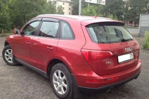 Дефлекторы окон (ветровики) Audi Q5 5d (8R) 2008-2012; 2012"EuroStandard" (Ауди Ку5) ТМ Кобра Тюнинг