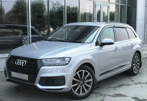 Дефлекторы окон (ветровики) Audi Q7 5d 2015 (Ауди Ку7) ТМ Кобра Тюнинг