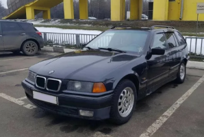 Дефлекторы окон (ветровики) BMW 3 Touring (E36) 1995-1999 (БМВ Е36) ТМ Кобра Тюнинг