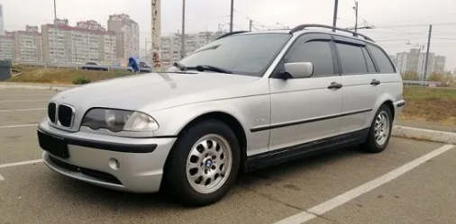 Дефлекторы окон (ветровики) BMW 3 Wagon (E46) 1998-2005 (БМВ Е46) ТМ Кобра Тюнинг