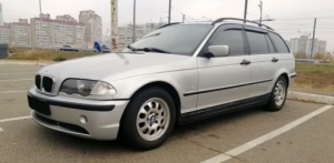 Дефлекторы окон (ветровики) BMW 3 Wagon (E46) 1998-2005"EuroStandard"(БМВ Е46) ТМ Кобра Тюнинг