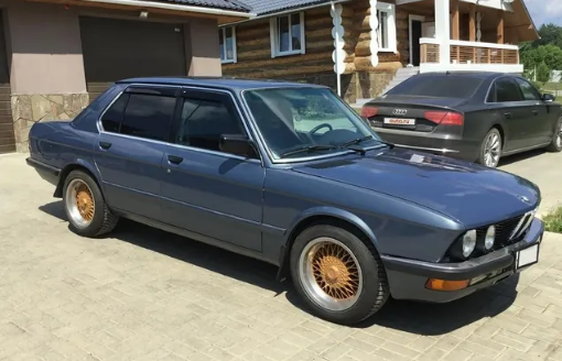 Дефлекторы окон (ветровики) BMW 5 Sd (E28) 1981-1988"EuroStandard" (БМВ Е28) ТМ Кобра Тюнинг