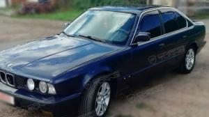 Дефлекторы окон (ветровики) BMW 5 Sd (E34) 1988-1995 (БМВ Е34) ТМ Кобра Тюнинг