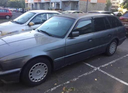 Дефлекторы окон (ветровики) BMW 5 Touring (E34) 1992-1995 (БМВ Е34) ТМ Кобра Тюнинг