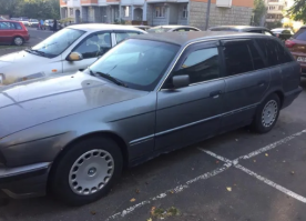 Дефлекторы окон (ветровики) BMW 5 Touring (E34) 1992-1995"EuroStandard" (БМВ Е34) ТМ Кобра Тюнинг