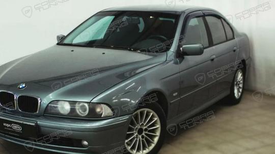 Дефлекторы окон (ветровики) BMW 5 Sd (E39) 1995-2003 (БМВ Е39) ТМ Кобра Тюнинг