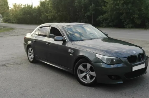 Дефлекторы окон (ветровики) BMW 5 Sd (E60) 2002-2010 (БМВ Е60) ТМ Кобра Тюнинг