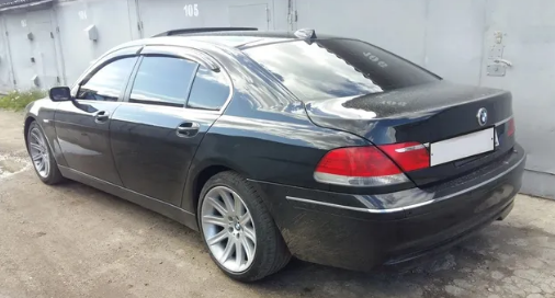 Дефлекторы окон (ветровики) BMW 7 Sd (E66) Long 2001-2008 (БМВ Е66) ТМ Кобра Тюнинг