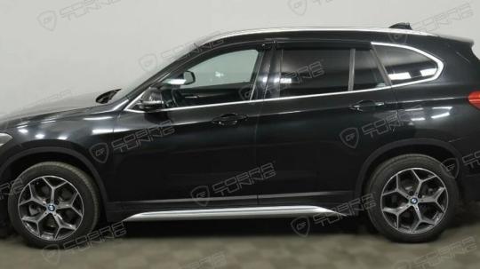 Дефлекторы окон (ветровики) BMW X1 (F48) 2015 (БМВ Ф48) ТМ Кобра Тюнинг