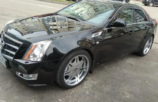 Дефлекторы окон (ветровики) Cadillac CTS II Sd 2007-2013 (Кадилак КТС) ТМ Кобра Тюнинг