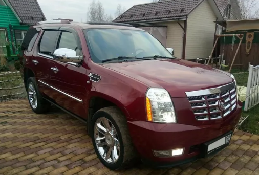 Дефлекторы окон (ветровики) Cadillac Escalade III 2007-2014 (Кадилак Эскалейд) ТМ Кобра Тюнинг