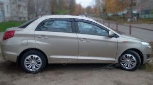 Дефлекторы окон (ветровики) Chery Bonus Sd 2011/A13 Sd 2011"EuroStandard" (Чери Бонус) ТМ Кобра Тюнинг