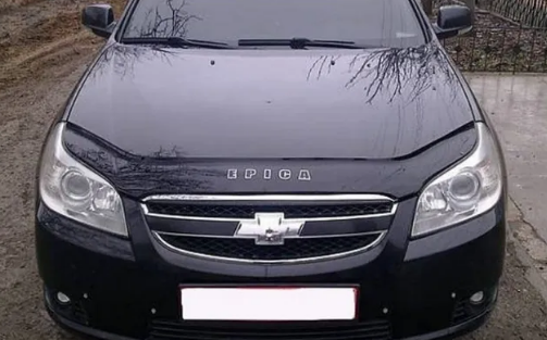 Дефлектор капота (мухобойка) Chevrolet Epica с 2006 г.в. (Шевролет Эпика) ТМ Вип Тюнинг