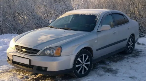 Дефлекторы окон (ветровики) Chevrolet Evanda Sd 2004-2006 (Шевролет Эванда) ТМ Кобра Тюнинг