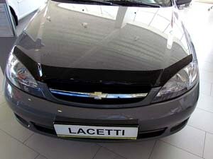 Дефлектор капота (мухобойка) Chevrolet Lacetti HB 2004-2013 (Шверолет Лачетти) ТМ SIM