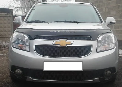 Дефлектор капота (мухобойка) Chevrolet Orlando с 2010 г.в.(Шевролет Орландо) ТМ Вип Тюнинг