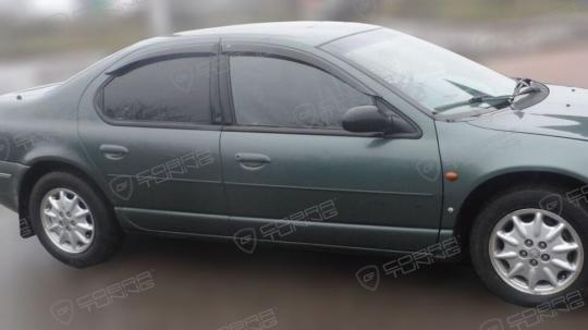 Дефлекторы окон (ветровики) Chrysler Stratus Sd 1995-2000/Dodge Stratus Sd 1994-2000 (Крайслер Стратус) ТМ Кобра Тюнинг