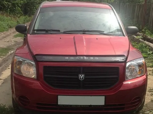 Дефлектор капота (мухобойка) DODGE Caliber с 2006 г.в. (Додж Калибер) ТМ Вип Тюнинг