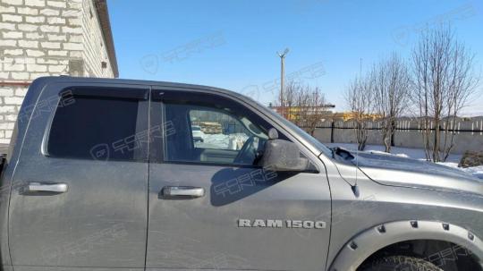 Дефлекторы окон (ветровики) Dodge Ram IV 2008 (Додж Рам) ТМ Кобра Тюнинг