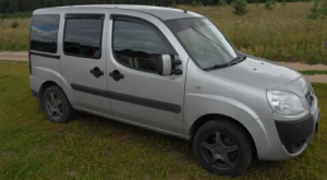 Дефлекторы окон (ветровики) Fiat Doblo Cargo 5d/Doblo Panorama 5d 2009 (Фиат Добло) ТМ Кобра Тюнинг