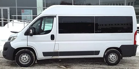 Дефлекторы окон (ветровики) Fiat Ducato/Citroen Relay 2014 (Фиат Дукато) ТМ Кобра Тюнинг