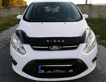 Дефлектор капота (мухобойка) FORD C-MAX с 2010 г.в. (Форд Ц-Макс) ТМ Вип Тюнинг