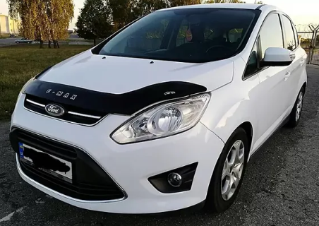 Дефлектор капота (мухобойка) FORD C-MAX с 2010 г.в. (Форд Ц-Макс) ТМ Вип Тюнинг