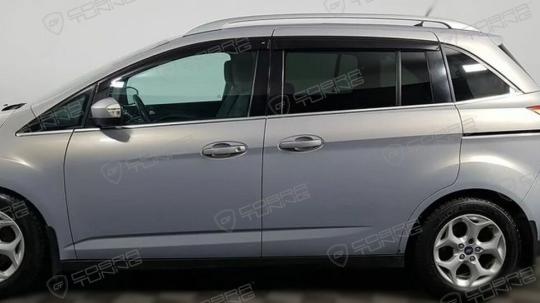 Дефлекторы окон (ветровики) Ford Grand C-Max II 2010 "EuroStandard" (Форд Гранд Ц-Макс) ТМ Кобра Тюнинг