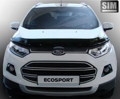 Дефлектор капота (мухобойка) Ford Ecosport 2013- (Форд Экоспорт) ТМ SIM