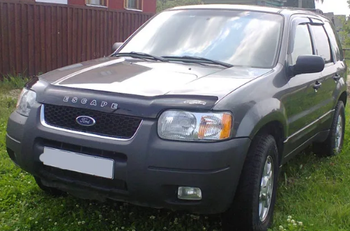 Дефлектор капота (мухобойка) FORD Escape I c 2000-2007 г.в. (Форд Эскейп) ТМ Вип Тюнинг