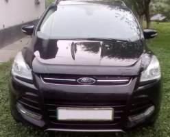 Дефлектор капота (мухобойка) FORD Escape с 2012 г.в. (Форд Эскейп) ТМ Вип Тюнинг