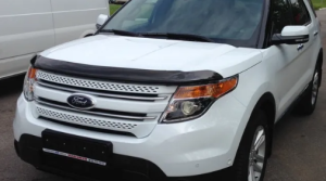 Дефлектор капота (мухобойка) Ford Explorer 2011-2015 (Форд Эксплорер) ТМ SIM