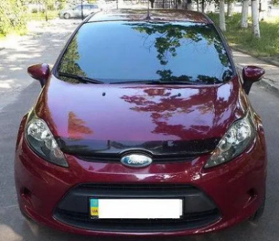 Дефлектор капота (мухобойка) Ford Fiesta 2008-2015 (Форд Фиеста) ТМ SIM