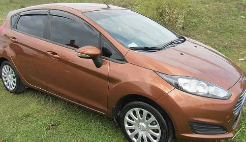 Дефлекторы окон (ветровики) Ford Fiesta VI 5d 2009 (Форд Фиеста) ТМ Кобра Тюнинг