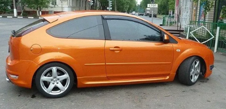 Дефлекторы окон (ветровики) Ford Focus II Hb 3d 2004-2011 (Форд Фокус) ТМ Кобра Тюнинг