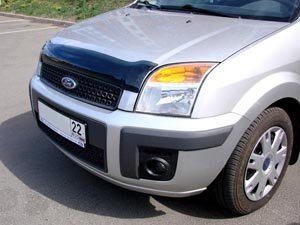 Дефлектор капота (мухобойка) Ford Fusion 2002-2012 (Форд Фьюжен) ТМ SIM