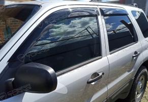 Дефлекторы окон (ветровики) Ford Maverick 5d 2000-2007/Ford Escape 2001-2004 (Форд Маверик) ТМ Кобра Тюнинг