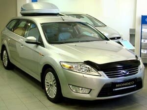 Дефлектор капота (мухобойка) Ford Mondeo 2007-2010 (Форд Мондео) ТМ SIM