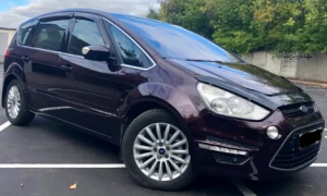 Дефлектор капота (мухобойка) FORD S-MAX с 2010 г.в. (Форд С-Макс) ТМ Вип Тюнинг