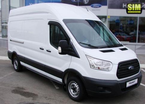 Дефлекторы окон (ветровики) Ford Transit 2014- передние 2шт. (Форд Транзит) ТМ SIM