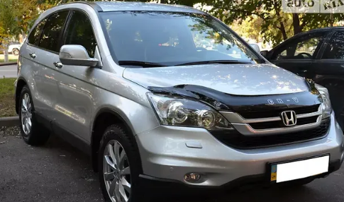 Дефлектор капота (мухобойка) HONDA CR-V с 2009-2012 г.в. (Хонда СР-В) ТМ Вип Тюнинг