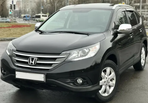 Дефлекторы окон (ветровики) Honda CR-V IV 2012 ХРОМ.МОЛДИНГ (Хонда СР-В) ТМ Кобра Тюнинг