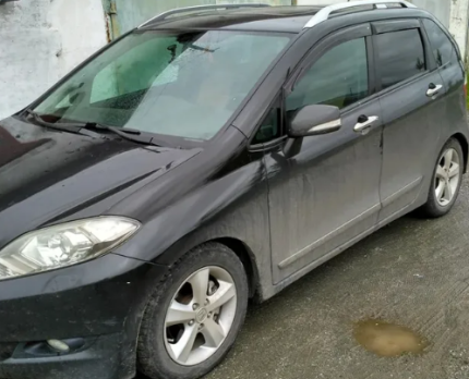 Дефлекторы окон (ветровики) Honda FR-V 2004-2009/Edix 2004-2009 (Хонда ФРВ) ТМ Кобра Тюнинг